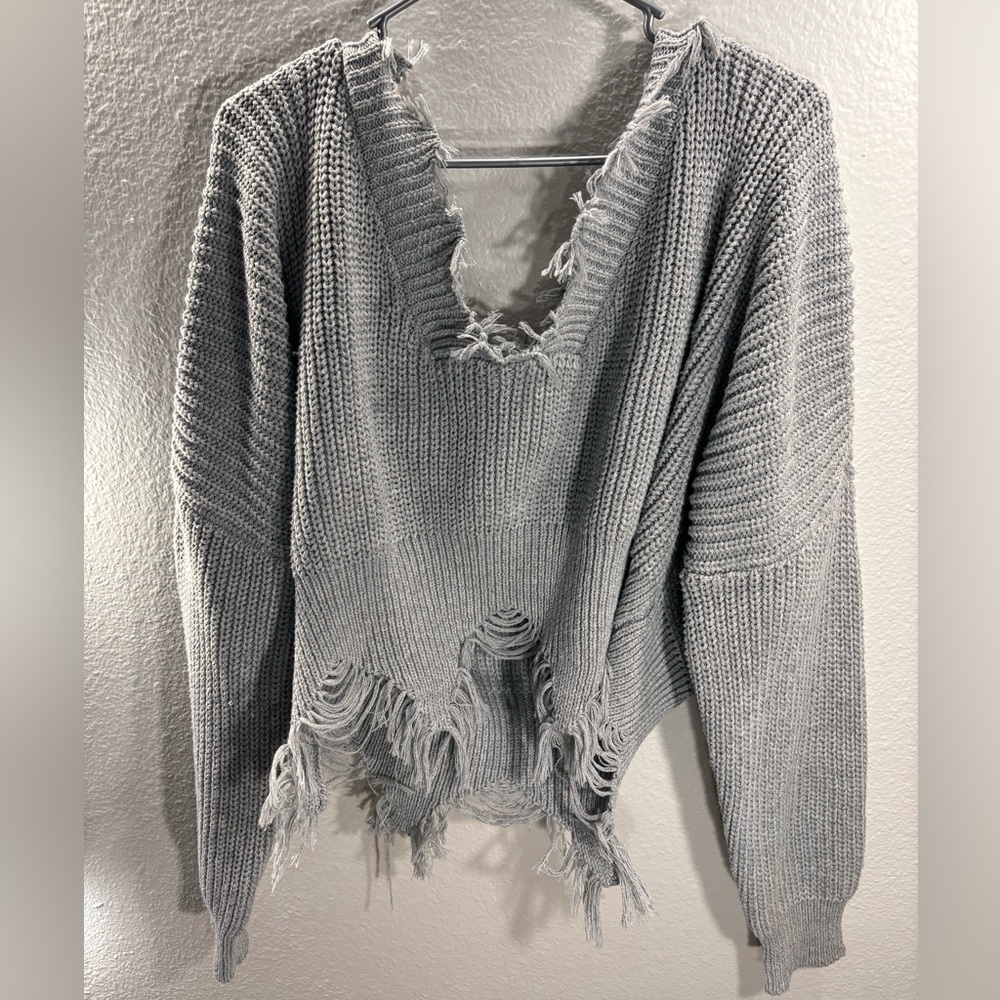 Distressed Sweater